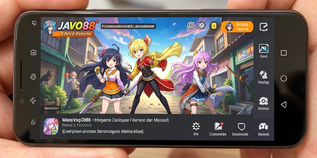 Gameplay menarik dari JAVO88 menampilkan karakter Anime yang menggemaskan.