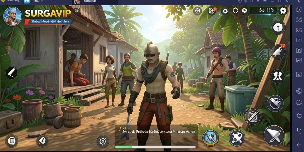 Tampilan gameplay SURGAVIP yang mengasyikkan dan interaktif.